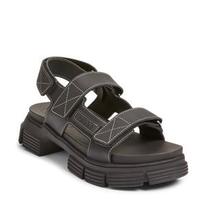 NWT Ganni Trail Slingback Sandal Size 38